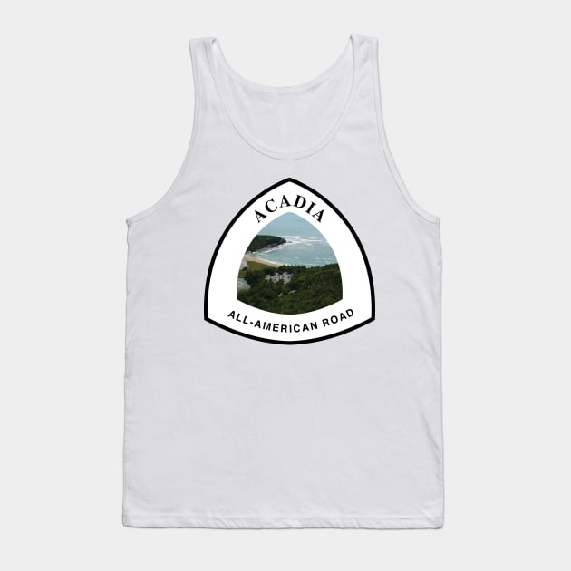 Acadia All-American Road trail marker Tank Top by nylebuss